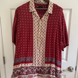 All Saints Short Sleeve Button Up